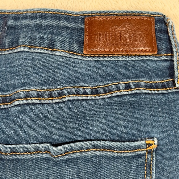 Hollister Mid Rise Super Skinny Jeans Size 27x32 Medium Wash - Picture 5 of 10